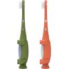 imageDr Browns Toddler Toothbrush Dinosaur Green 1Pack2 Count Pack of 1