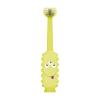 imageDr Browns ToothScrubber Toddler Toothbrush TripleSided Training Toothbrush with Suction Cup Base Green Monster Baby Oral Care Ages 14 Years1 Pack  Green Monster