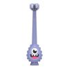 imageDr Browns ToothScrubber Toddler Toothbrush TripleSided Training Toothbrush with Suction Cup Base Green Monster Baby Oral Care Ages 14 Years2 Pack  Toddler Toothbrush  Purple Monster  Flamingo