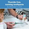 imageDr Browns ToothScrubber Toddler Toothbrush TripleSided Training Toothbrush with Suction Cup Base Green Monster Baby Oral Care Ages 14 Years2 Pack  Toddler Toothscrubber Set With Strawberry Toothpaste