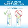 imageDr Browns UltraPreemie Narrow Baby Bottle Nipple Specialty Extra Slow Flow Rate 100 Silicone Bottle Nipple BPA Free 0m 6 Pack