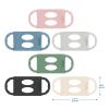 imageDr Browns WideNeck Baby Bottle Handles 100 Silicone Easy Grip Removable Handles for Bottle to Sippy Cup Transition BlackEcruPink 3Pack 4m