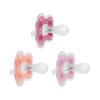 imageDr Browns Advantage OnePiece Silicone Baby Pacifier Fully Symmetrical Soother Dark BlueLight BlueOrange 618m BPA Free 3 Pack3 Pack  CoralLight PinkPink
