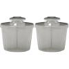 imageDr Browns Baby Formula Dispenser with SnapOn Lid for OntheGo FeedingsMilk Powder Dispenser for Traveling with InfantBlue2 Pack  Formula Dispenser  Gray