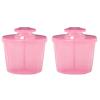imageDr Browns Baby Formula Dispenser with SnapOn Lid for OntheGo FeedingsMilk Powder Dispenser for Traveling with InfantBlue2 Pack  Formula Dispenser  Pink