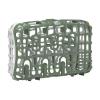imageDr Browns Dishwasher Basket for Small Baby Bottle Parts Pacifiers and Accessories Clean Store and Organize Newborn Essentials BPA Free GreenDark Green