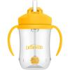 imageDr Browns Milestones Babys First Straw Cup Sippy Cup with Straw 6m 9oz270ml 2 Pack Coral ampamp Olive Green BPA FreeVintage Yellow