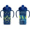 imageDr Browns Milestones Hard Spout Insulated Sippy Cup with Handles Pink 10 oz 2 Pack 12mBlue