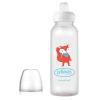 imageDr Browns Milestones Narrow Sippy Bottle 100 Silicone Soft Sippy Spout 8oz250mL Flamingo 6m1 Pack  Fox