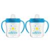 imageDr Browns Milestones Soft Spout Sippy Cup with Handles Blue Tiger Hero BPAFree 9 oz270 mL 9mBlue Stars