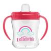imageDr Browns Milestones Soft Spout Sippy Cup with Handles Blue Tiger Hero BPAFree 9 oz270 mL 9mPink Rainbow