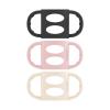 imageDr Browns Narrow Baby Bottle Handles 100 Silicone Easy Grip Removable Handles for Bottle to Sippy Cup Transition BlackEcruPink 3Pack 4mBlue  Gray  Green