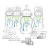 imageDr Browns Natural Flow AntiColic Options WideNeck Baby Bottle Newborn Feeding Set with Baby Bottle Travel CapsBreasttoBottle Feeding Set