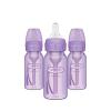 imageDr Browns Natural Flow AntiColic OptionsNarrow 8oz250mL Baby Bottle  Lovey Gift Set with Level 1 Slow Flow Nipples Pink4 oz  Lavender