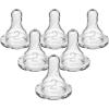 imageDr Browns Natural Flow Level 2 Narrow Baby Bottle Silicone Nipple Medium Flow 3m 100 Silicone Bottle Nipple 6 Count6 Count Pack of 1