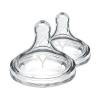 imageDr Browns Natural Flow Level 3 WideNeck Baby Bottle Silicone Nipple MediumFast Flow 6m 100 Silicone Bottle Nipple 6 Count Pack of 1YCut  9m