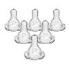 imageDr Browns Natural Flow Preemie Flow Narrow Baby Bottle Silicone Nipple Slowest Flow 0m 100 Silicone Bottle Nipple 6 CountPack of 1