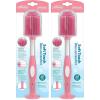imageDr Browns Soft Touch No Scratch Baby Bottle Cleaning Brush Nipple Cleaner with Stand and Storage Clip BPA Free Blue 1PackPack of 2