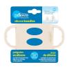 imageDr Browns WideNeck Baby Bottle Handles 100 Silicone Easy Grip Removable Handles for Bottle to Sippy Cup Transition Ecru 4m