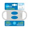 imageDr Browns WideNeck Baby Bottle Handles 100 Silicone Easy Grip Removable Handles for Bottle to Sippy Cup Transition Gray 4m