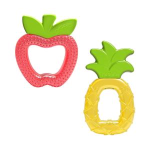 imageDr Browns AquaCool WaterFilled Baby Teether Cools ampamp Massages Sore Gums BPA Free Pineapple and Apple 2 Pack 3m