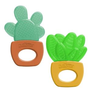 imageDr Browns AquaCool WaterFilled Teether Cooling Baby Teether Toy for Sore Gums Green Cactus BPA Free 3m 4 Pack