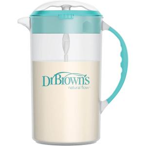 imageDr Browns Baby Formula Mixing Pitcher with Adjustable Stopper Locking Lid ampamp No Drip Spout 32oz BPA Free TealTeal