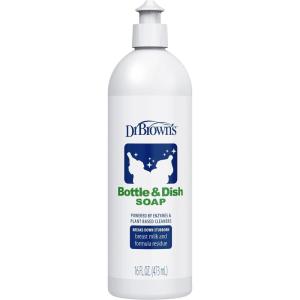 imageDr Browns Bottle ampamp Dish Soap for Baby Bottles and Baby Accessories PlantDerived FragranceFree 16 fl oz 1 Pack16 Fl Oz Pack of 1