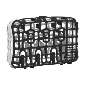 imageDr Browns Dishwasher Basket for Small Baby Bottle Parts Pacifiers and Accessories Clean Store and Organize Newborn Essentials BPA Free GreenBlack
