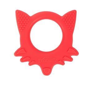 imageDr Browns Flexees Friends Orange Fox Soft 100 Silicone Baby Teether BPA Free 3mFox  Orange
