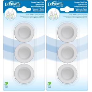 imageDr Browns Narrow StorageTravel Caps for Anticolic Options Baby Bottles fits 8 oz250 mL and 4 oz120mL BPAFree 3Pack3 Count Pack of 2
