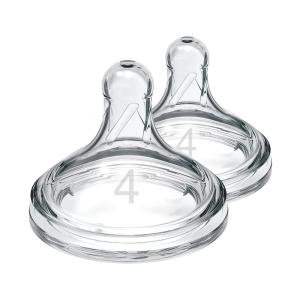 imageDr Browns Natural Flow Level 3 WideNeck Baby Bottle Silicone Nipple MediumFast Flow 6m 100 Silicone Bottle Nipple 6 Count Pack of 1Level 4  9m