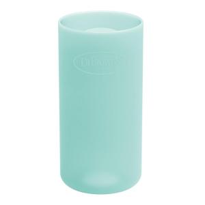 imageDr Browns Options Narrow Glass Bottle Sleeve 100 Silicone GlowintheDark BPAFree 8 oz 1Pack8 oz  Mint