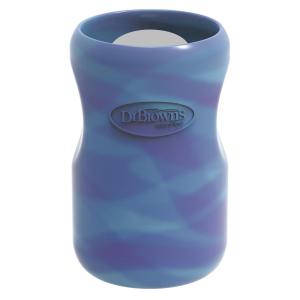 imageDr Browns Options WideNeck Glass Bottle Sleeve 100 Silicone GlowintheDark BPAFree 9 oz 1PackGlowintheDark  9oz
