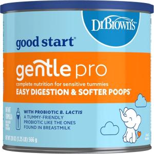 imageGood Start  Dr Browns Gentle Pro Baby Formula Powder For Sensitive Tummies Easy Digestion and Softer Poops Infant Formula with Probiotics DHA NonGMO 32 OZ20 Ounce Pack of 1