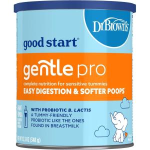 imageGood Start  Dr Browns Gentle Pro Baby Formula Powder For Sensitive Tummies Easy Digestion and Softer Poops Infant Formula with Probiotics DHA NonGMO 32 OZ123 Ounce Pack of 1