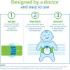 imageDr Browns Infant Gripebelt Heated Belly Band Soothe Babys Tummy with Gentle Warmth and Compression Panda 0m03m  Infant  Hedgehog