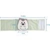 imageDr Browns Infant Gripebelt Heated Belly Band Soothe Babys Tummy with Gentle Warmth and Compression Panda 0m03m  Infant  Hedgehog