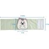 imageDr Browns Infant Gripebelt Heated Belly Band Soothe Babys Tummy with Gentle Warmth and Compression Panda 0m03m  Infant  Hedgehog