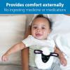 imageDr Browns Infant Gripebelt Heated Belly Band Soothe Babys Tummy with Gentle Warmth and Compression Panda 0m03m  Infant  Lamb