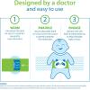imageDr Browns Infant Gripebelt Heated Belly Band Soothe Babys Tummy with Gentle Warmth and Compression Panda 0m03m  Infant  Panda