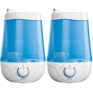 imageDr Browns Cool Mist Ultrasonic Humidifier for Baby with Diffuser and Night LightHumidifier with Nightlight  2 Pack