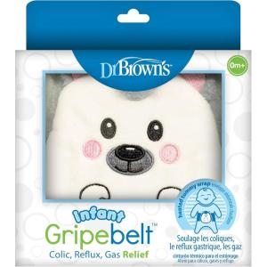 imageDr Browns Infant Gripebelt Heated Belly Band Soothe Babys Tummy with Gentle Warmth and Compression Panda 0m03m  Infant  Hedgehog
