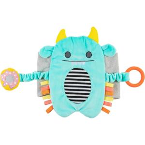 imageDr Browns Infant Gripebelt Heated Belly Band Soothe Babys Tummy with Gentle Warmth and Compression Panda 0m3m  Blue Monster