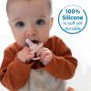 imageDr Browns HappyPaci 100 Silicone Baby Pacifier Contoured OnePiece Design White Blue Light Blue 06m BPAFree 6 Pack3 Pack  Variety Pack  Pink  Light Pink  White