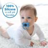 imageDr Browns HappyPaci 100 Silicone Baby Pacifier Contoured OnePiece Design White Blue Light Blue 06m BPAFree 6 Pack3Pack  Variety Pack  Blue  Light Blue  White