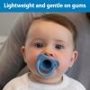 imageDr Browns HappyPaci 100 Silicone Baby Pacifier Contoured OnePiece Design White Blue Light Blue 06m BPAFree 6 Pack3Pack  Variety Pack  Blue  Light Blue  White
