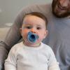 imageDr Browns HappyPaci 100 Silicone Newborn Baby Pacifiers 06 Months BPA Free White Blue Light Blue Black and Cool Gray 6 Pack6Pack Variety  Blue  Black