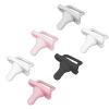 imageDr Browns HappyPaci 100 Silicone Newborn Baby Pacifiers 06 Months BPA Free White Blue Light Blue Black and Cool Gray 6 Pack6Pack Variety  Pink  Black