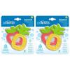 imageDr Browns AquaCool WaterFilled Teether Cooling Teether Toy for Babies Soothes Sore Gums Avocado Toast Shapes BPA Free 3m 2PackApple Pineapple  Value Pack